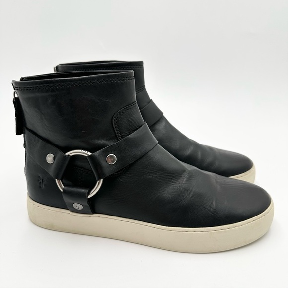 Frye Lena Harness Leather Booties Sneakers - Main Image